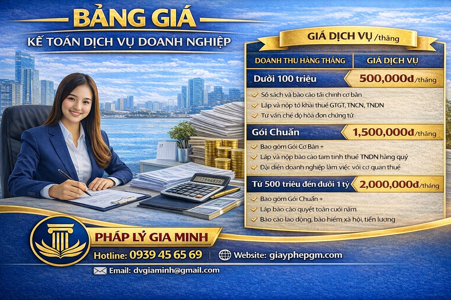 Thành lập công ty điện mặt trời tại Cà Mau – Thủ tục, hồ sơ, điều kiện chi tiết 2025 7 Chi phí báo cáo thuế hàng tháng tại cà mau