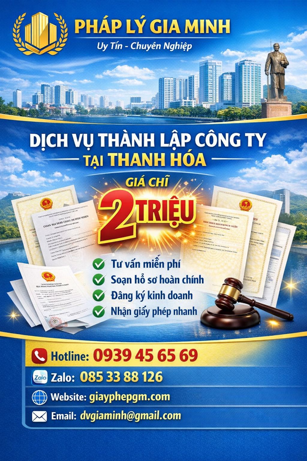 Chi phí mở công ty trọn gói tại bình dương