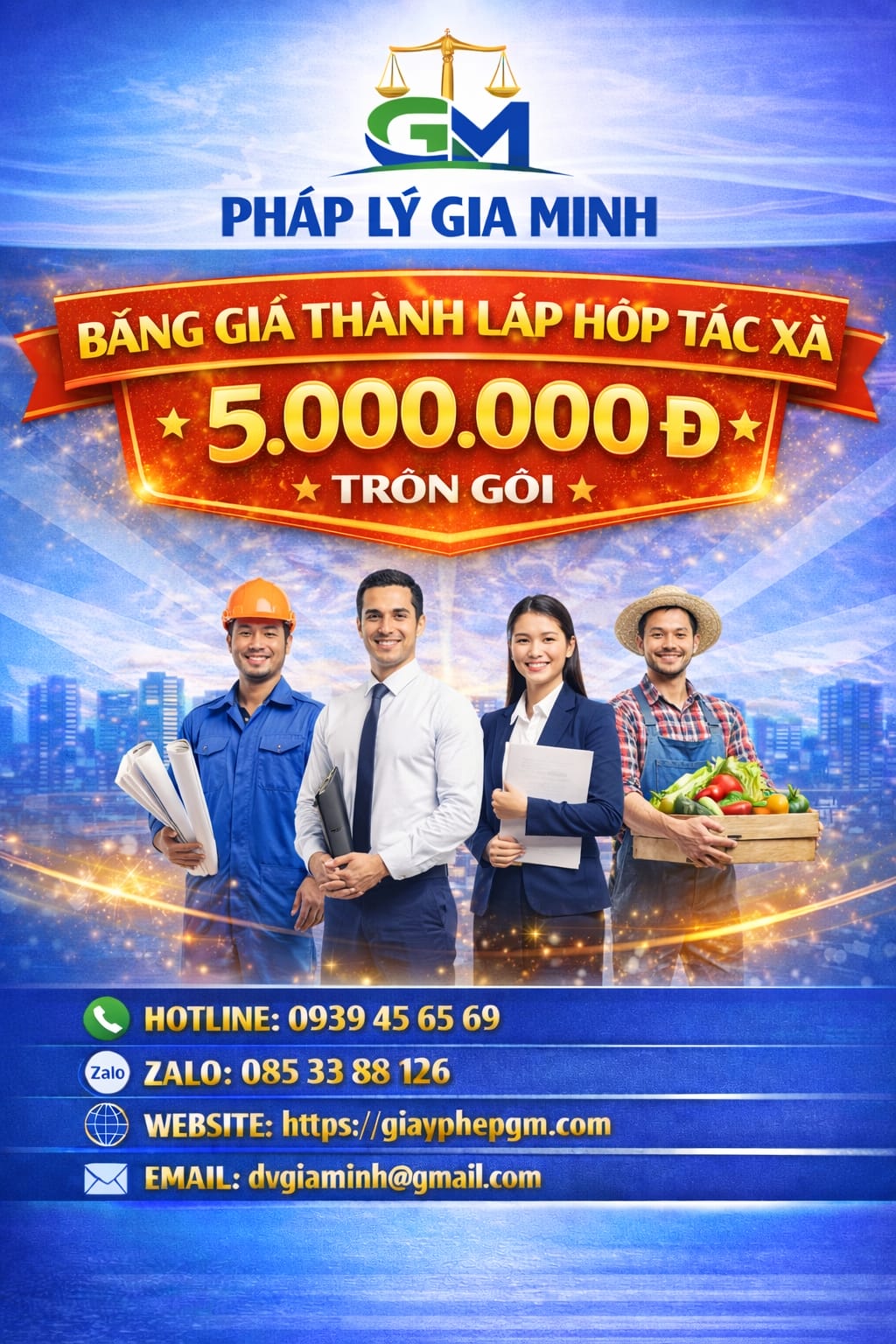 Chi phí mở hợp tác xã vận tải Khánh Hòa
