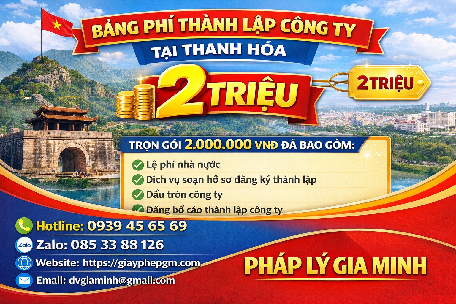 chi phí thành lập công ty 1 thành viên tại hải phòng