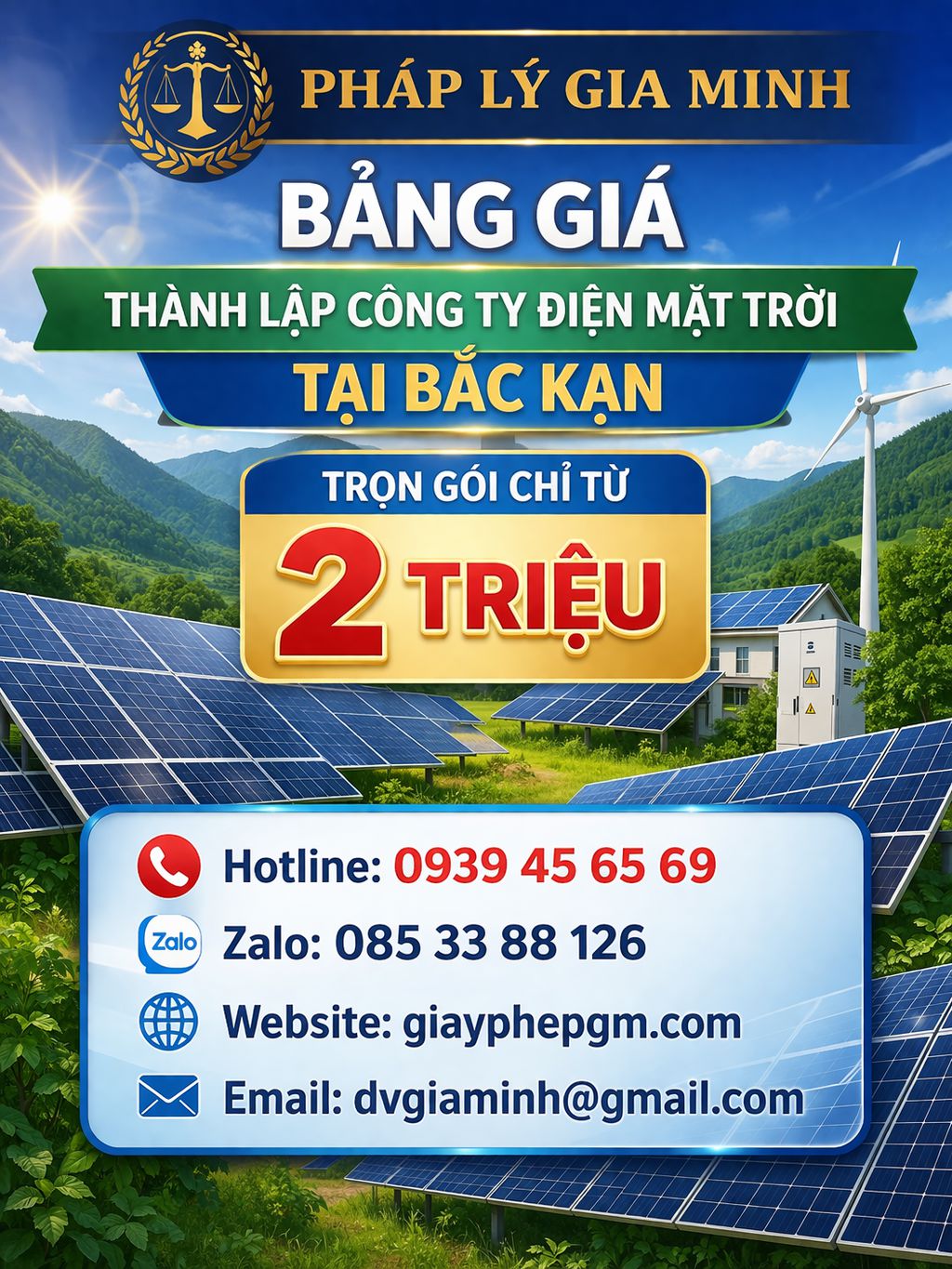 Thành lập công ty điện mặt trời tại Đà Nẵng – Thủ tục, hồ sơ, điều kiện chi tiết 2025 7 Chi phí thành lập công ty điện mặt trời tại đà nẵng