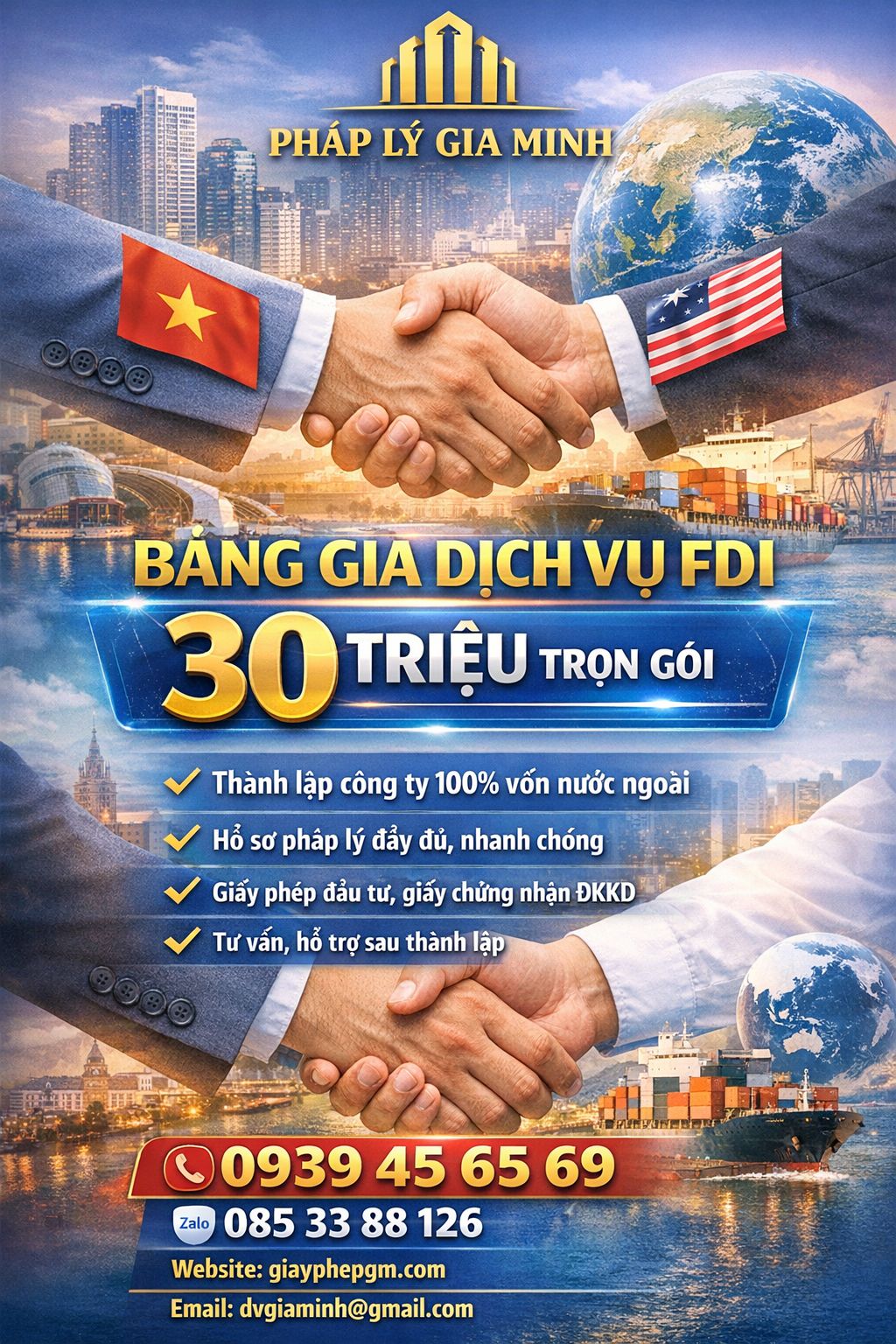 chi phí thành lập công ty fdi uy tín giá rẻ tại sơn la