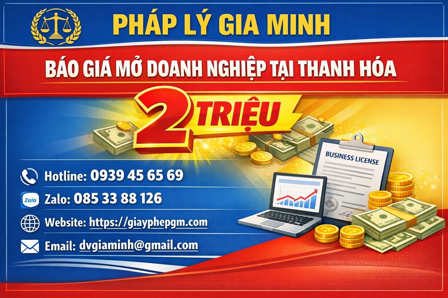 Chi phí thành lập công ty trọn gói tại sóc trăng