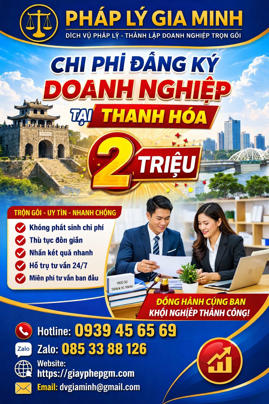 Chi phí thành lập doanh nghiệp tại bình phước