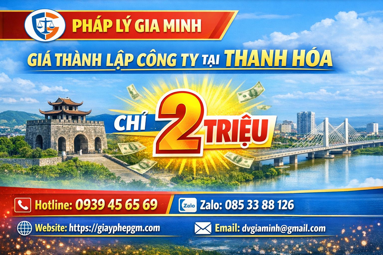 Chi phí thành lập doanh nghiệp tại trà vinh