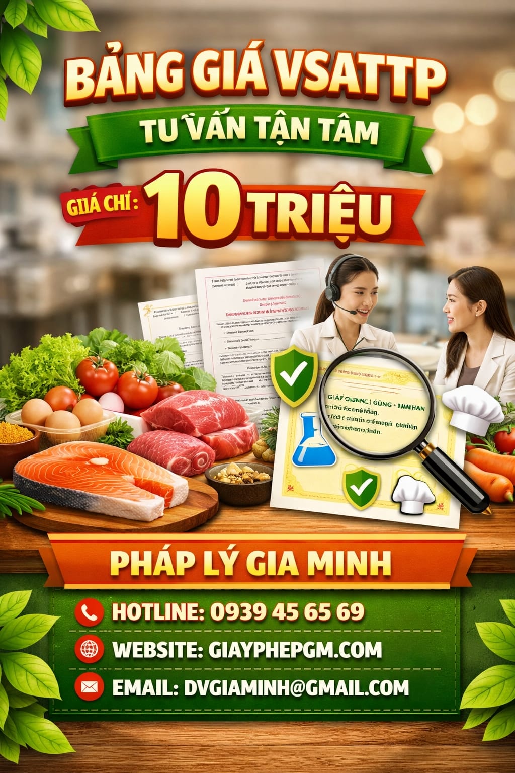 Thủ tục xin giấy phép an toàn thực phẩm cho nhà hàng tại thái nguyên 7 Chi phí xin giấy phép an toàn thực phẩm nhà hàng Thái Nguyên