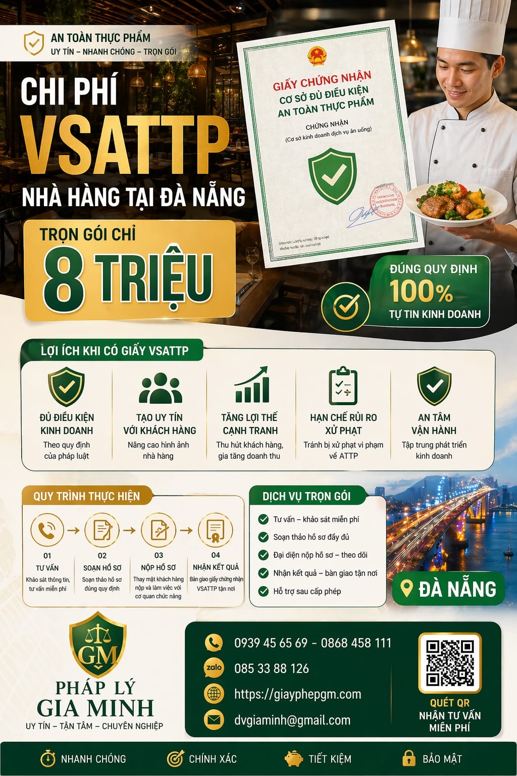 Thủ Tục Xin Giấy Phép An Toàn Thực Phẩm Cho Nhà Hàng Tại Lào Cai 6 Chi phí xin giấy phép an toàn thực phẩm tại Lào Cai