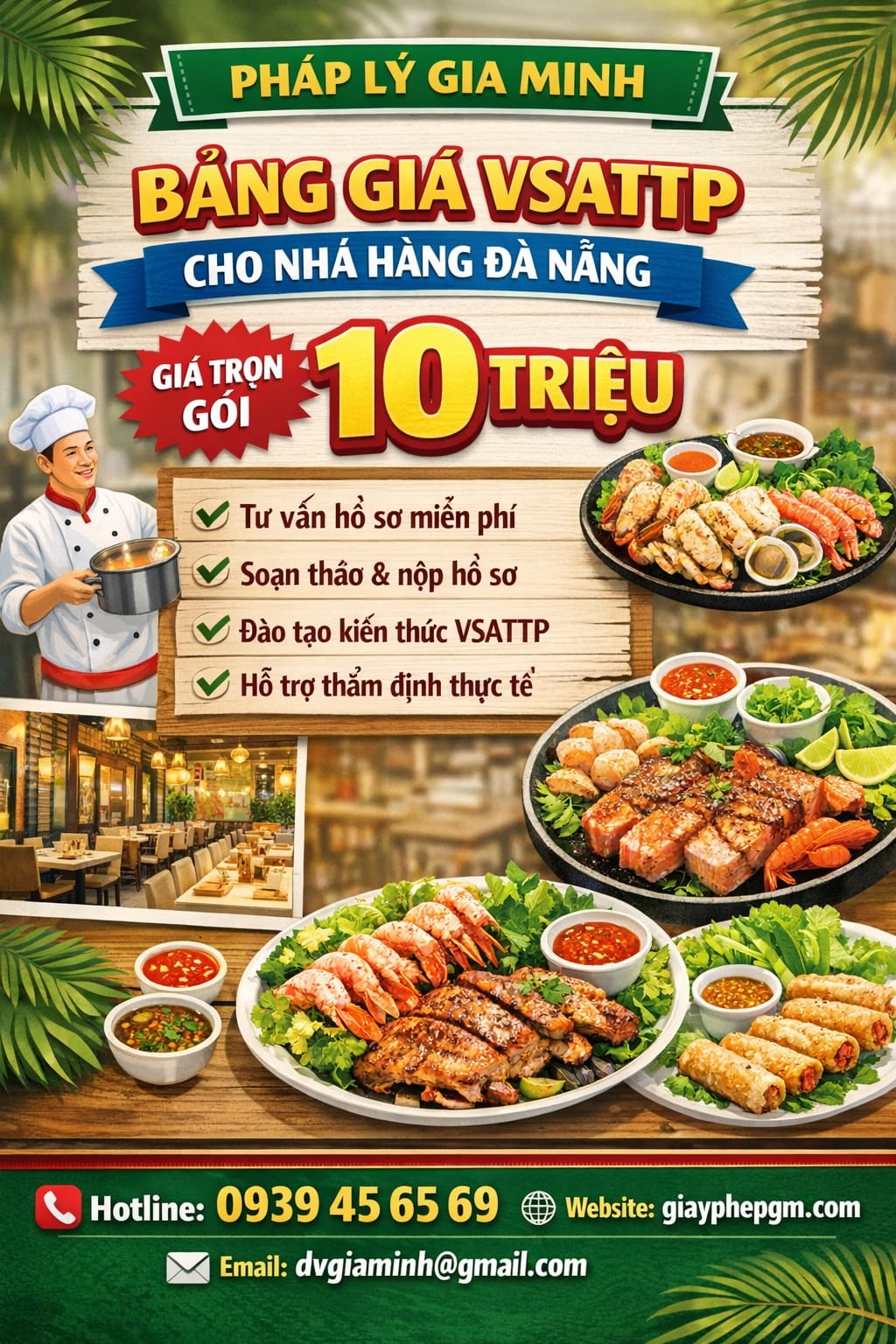 Thủ tục xin giấy phép an toàn thực phẩm cho nhà hàng tại Sơn La 7 Chi phí xin giấy phép an toàn thực phẩm tại Sơn La