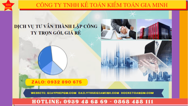 Dịch vụ tư vấn thành lập công ty trọn gói, giá rẻ tại bắc giang 6 Dịch vụ tư vấn thành lập công ty trọn gói, giá rẻ tại Bắc Giang