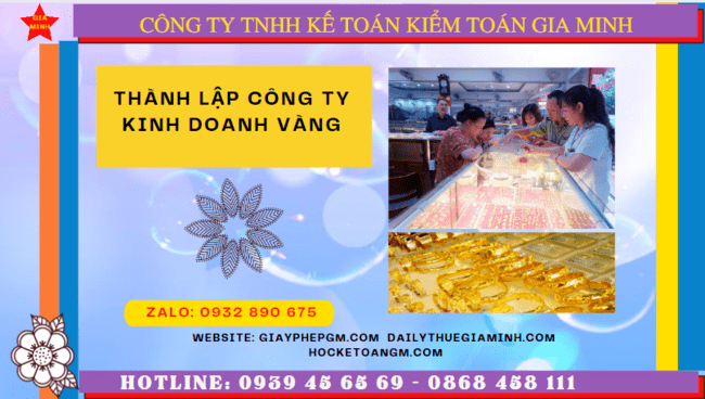 Điều kiện để kinh doanh vàng tại Thành Phố Thủ Đức - TPHCM