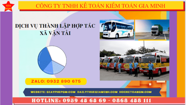 Điều kiện thành lập hợp tác xã vận tải tại Thành phố Phủ Lý