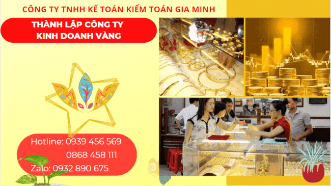 Thành lập công ty kinh doanh vàng tại quận 7 - tphcm 4 Thành lập doanh nghiệp kinh doanh vàng tại Quận 7 - TPHCM