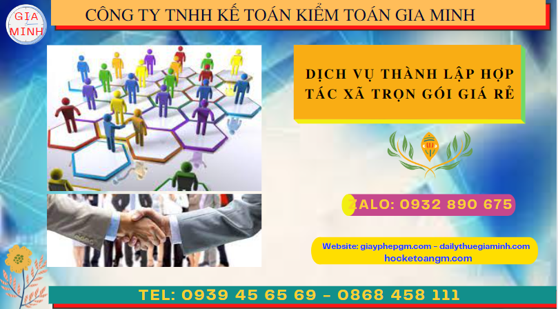 DỊCH VỤ THÀNH LẬP HỢP TÁC XÃ AN GIANG TRỌN GÓI GIÁ RẺ 4 Dịch vụ làm thủ tục thành lập hợp tác xã trọn gói giá rẻ tại An Giang