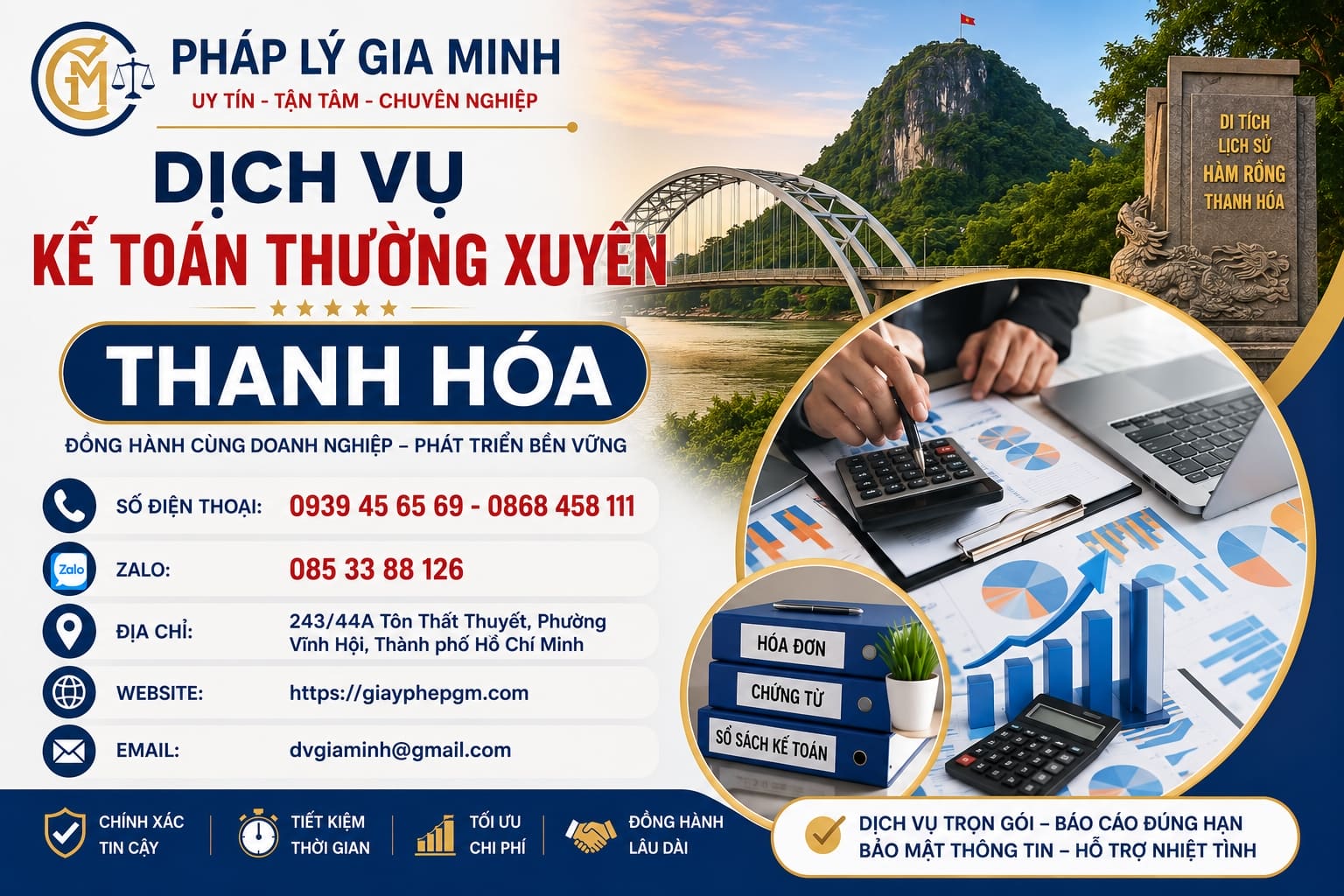 Dịch vụ kế toán thường xuyên Thanh Hóa