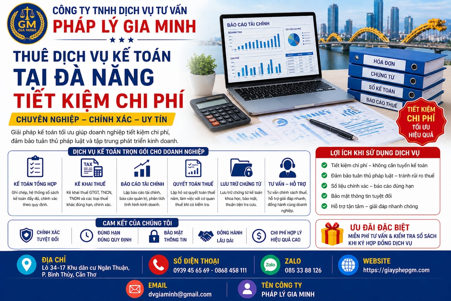 Dịch vụ kế toán trọn gói kê khai thuế ban đầu Đà Nẵng