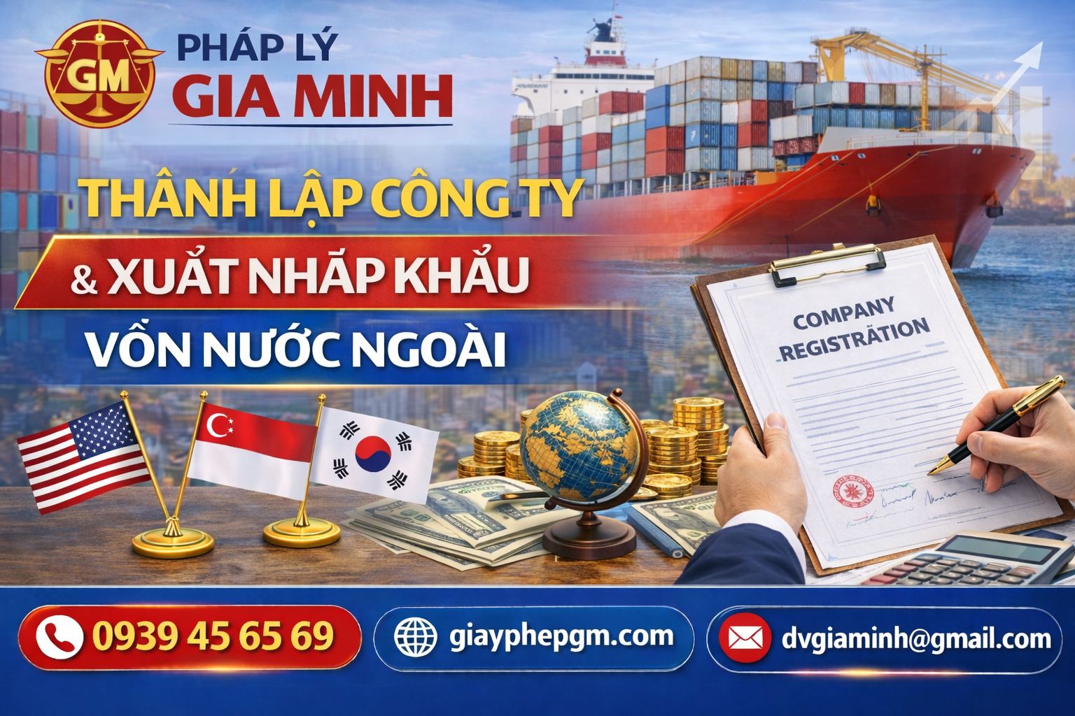 Dịch vụ thành lập công ty FDI tại bến tre