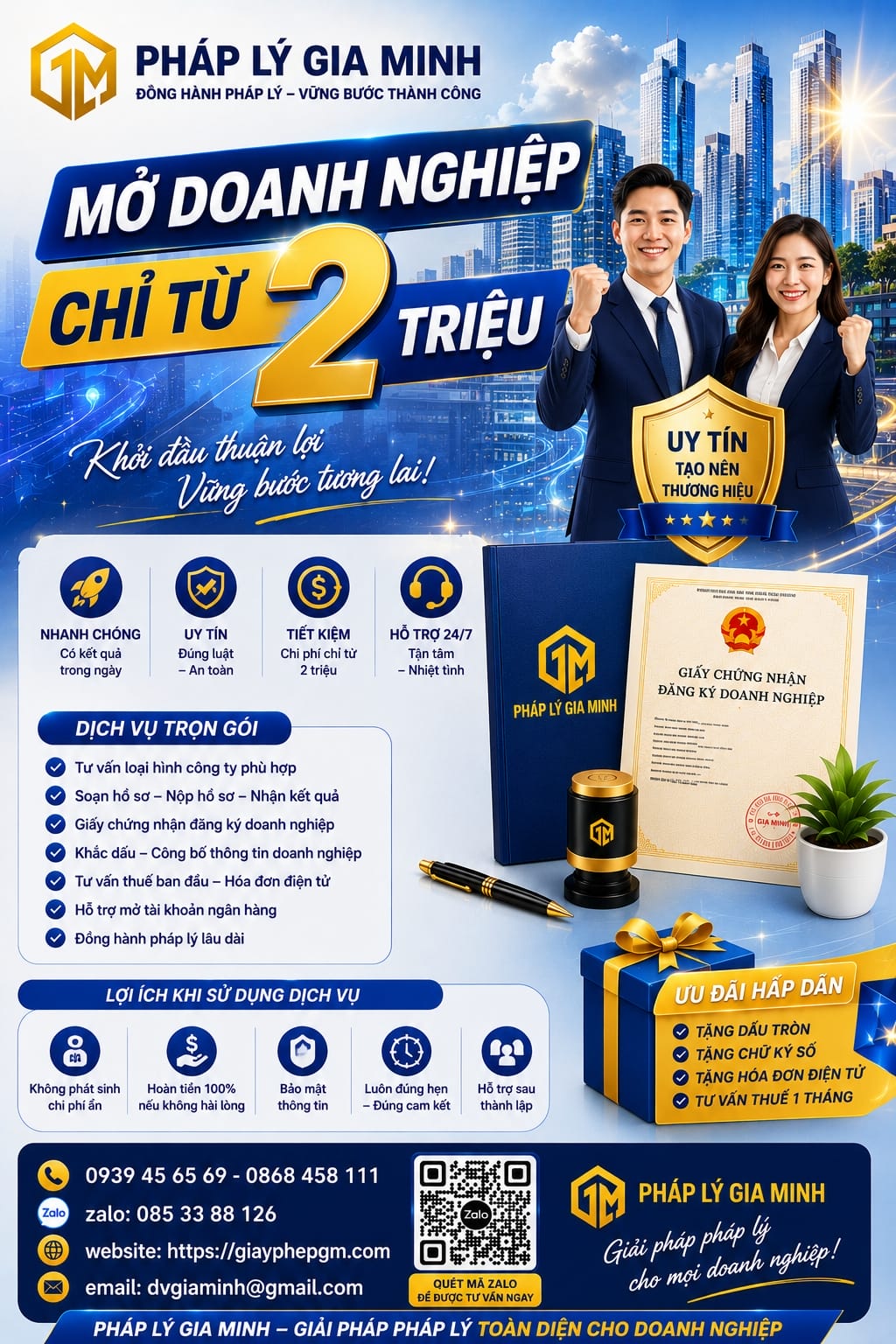 Dịch vụ thành lập công ty tại An Giang trọn gói