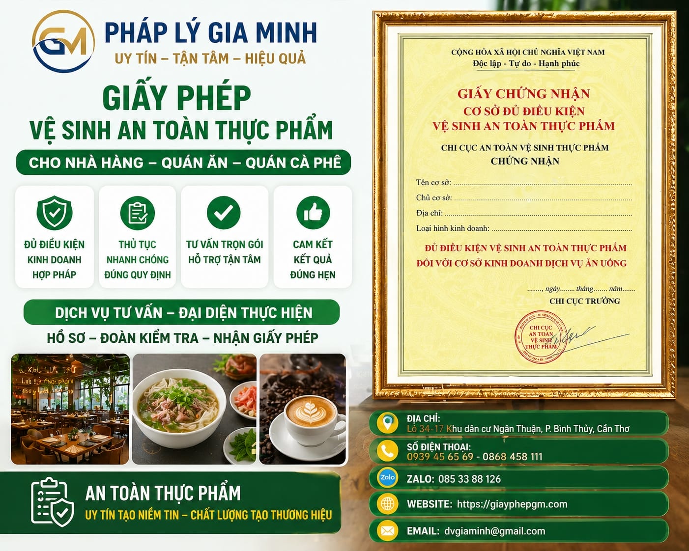 Thủ tục xin giấy phép an toàn thực phẩm cho nhà hàng tại Hòa Bình – Hướng dẫn đầy đủ 2025 5 Điều kiện cấp giấy phép an toàn thực phẩm nhà hàng Hòa Bình