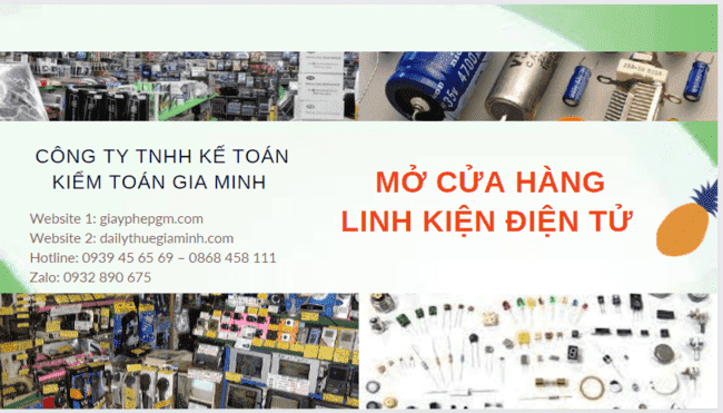 Tư vấn mở cửa hàng bán linh kiện điện tử tại Trà Vinh