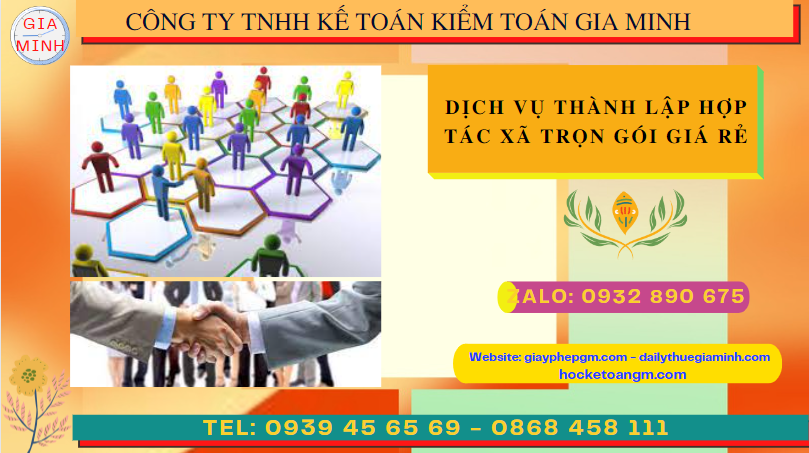DỊCH VỤ THÀNH LẬP HỢP TÁC XÃ CÀ MAU TRỌN GÓI GIÁ RẺ 4 Dịch vụ làm thủ tục thành lập hợp tác xã trọn gói giá rẻ tại Cà Mau
