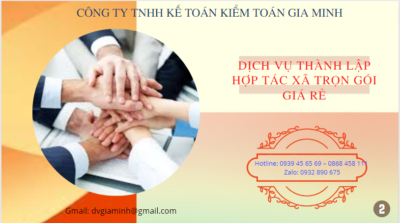 DỊCH VỤ THÀNH LẬP HỢP TÁC XÃ THÀNH PHỐ HẢI PHÒNG TRỌN GÓI GIÁ RẺ 6 Dịch vụ thành lập hợp tác xã Thành Phố Hải Phòng trọn gói giá rẻ