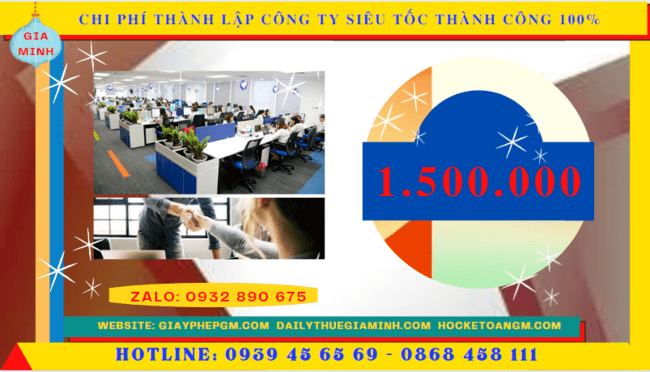 thành lập công ty siêu tốc thành công 100% tại đắk nông 5 Chi phí thành lập công ty nhanh chóng tại Đắk Nông