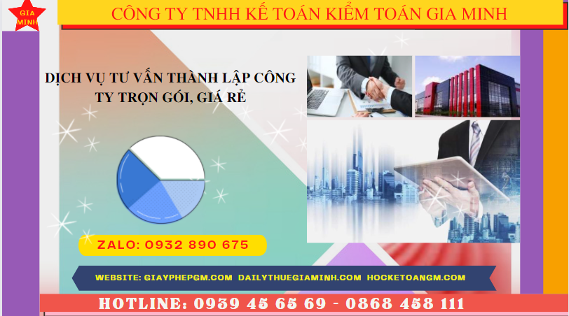 Dịch vụ tư vấn thành lập công ty trọn gói, giá rẻ tại điện biên 6 Dịch vụ tư vấn thành lập công ty trọn gói, giá rẻ tại Điện Biên