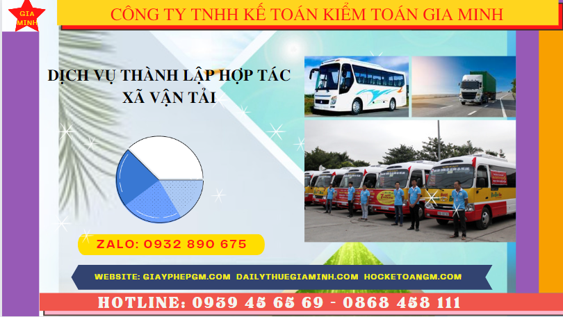 Điều kiện thành lập hợp tác xã vận tải tại Quận 5 - TPHCM
