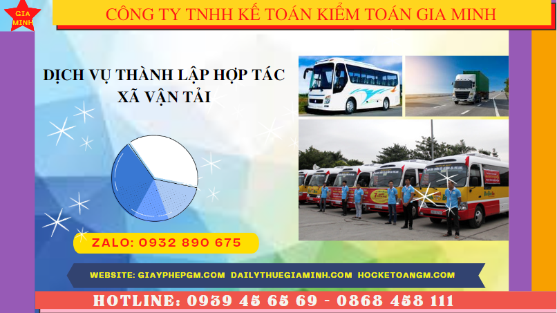 Điều kiện thành lập hợp tác xã vận tải tại Quận 6 - TPHCM