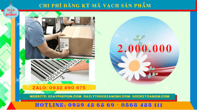Bảng giá đăng ký mã vạch trọn gói tại Nghệ An