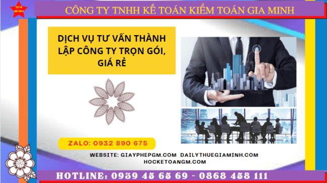 Dịch vụ tư vấn thành lập công ty trọn gói, giá rẻ tại phú thọ 4 Dịch vụ thành lập công ty trọn gói giá rẻ tại Phú Thọ
