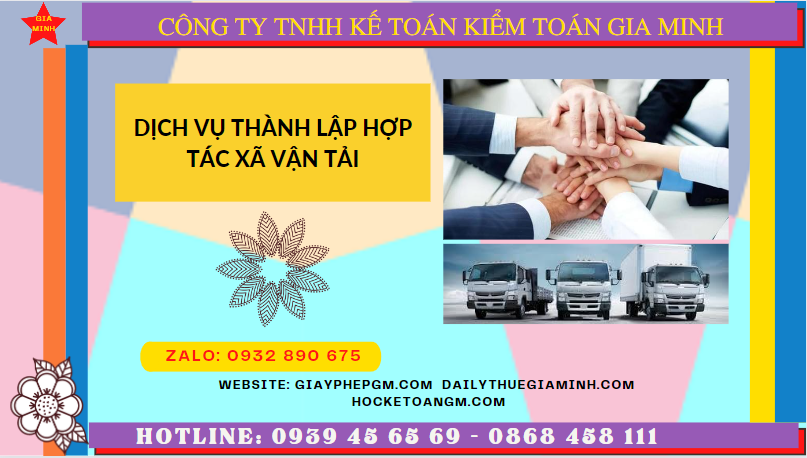 DỊCH VỤ THÀNH LẬP HỢP TÁC XÃ VẬN TẢI TẠI THÀNH PHỐ HẢI PHÒNG 6 Dịch vụ thành lập hợp tác xã vận tải tại Thành Phố Hải Phòng