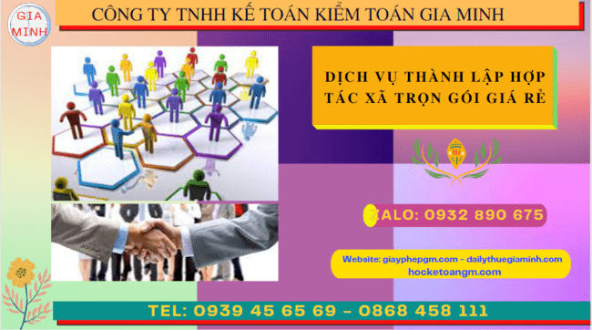 DỊCH VỤ THÀNH LẬP HỢP TÁC XÃ TIỀN GIANG TRỌN GÓI GIÁ RẺ 8 Dịch vụ làm thủ tục thành lập hợp tác xã trọn gói giá rẻ tại Tiền Giang
