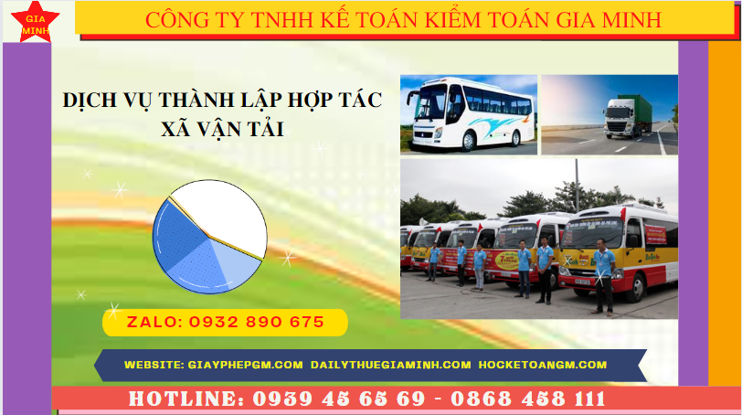 Điều kiện thành lập hợp tác xã vận tải tại Bạc Liêu