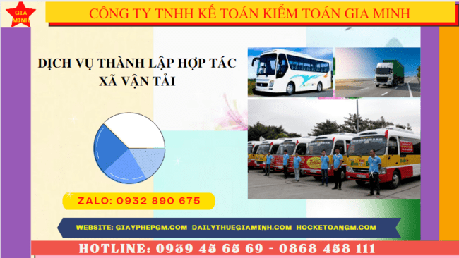 Dịch vụ thành lập hợp tác xã vận tải tại cà mau 4 Điều kiện thành lập hợp tác xã vận tải tại Cà Mau