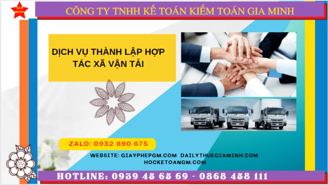 Dịch vụ thành lập hợp tác xã vận tải tại kiên giang 6 Dịch vụ thành lập hợp tác xã vận tải tại Kiên Giang