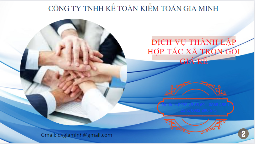 DỊCH VỤ THÀNH LẬP HỢP TÁC XÃ TIỀN GIANG TRỌN GÓI GIÁ RẺ 14 Dịch vụ thành lập hợp tác xã Tiền Giang trọn gói giá rẻ
