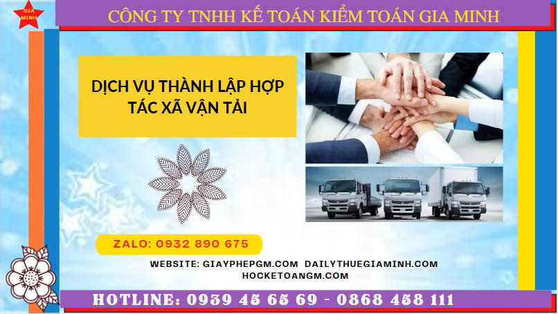 DỊCH VỤ THÀNH LẬP HỢP TÁC XÃ VẬN TẢI TẠI VŨNG TÀU 6 Dịch vụ thành lập hợp tác xã vận tải tại Vũng Tàu