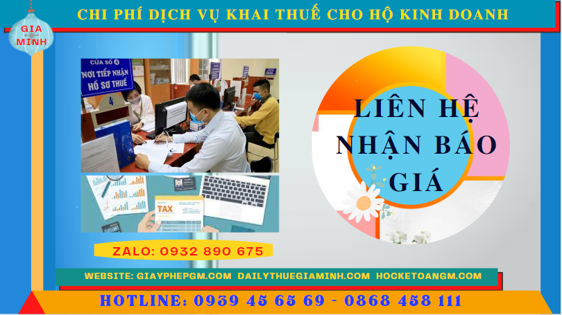 Bảng giá chi tiết dịch vụ khai thuế cho hộ kinh doanh tại An Giang