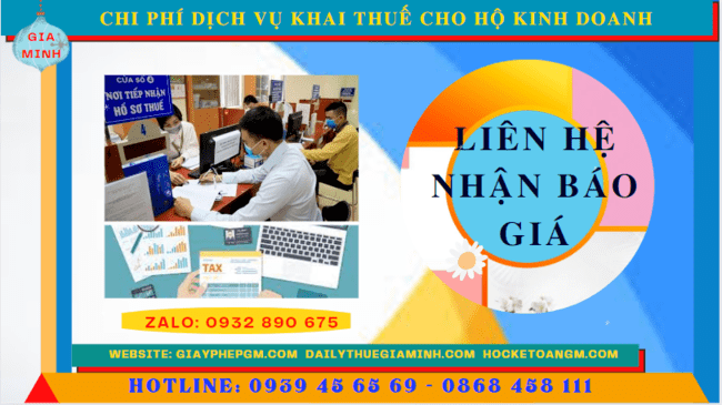 Dịch vụ khai thuế cho hộ kinh doanh bà rịa vũng tàu 5 Bảng giá chi tiết dịch vụ khai thuế cho hộ kinh doanh tại Bà Rịa Vũng Tàu