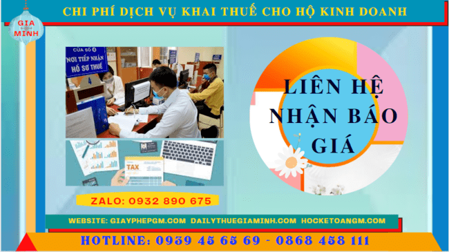 Bảng giá chi tiết dịch vụ khai thuế cho hộ kinh doanh tại Bắc Giang