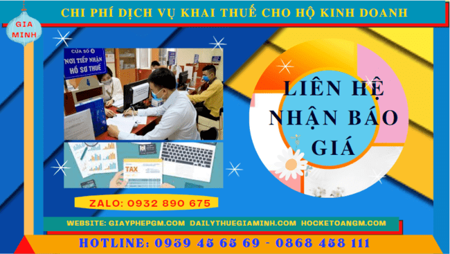 Bảng giá chi tiết dịch vụ khai thuế cho hộ kinh doanh tại Bắc Kạn