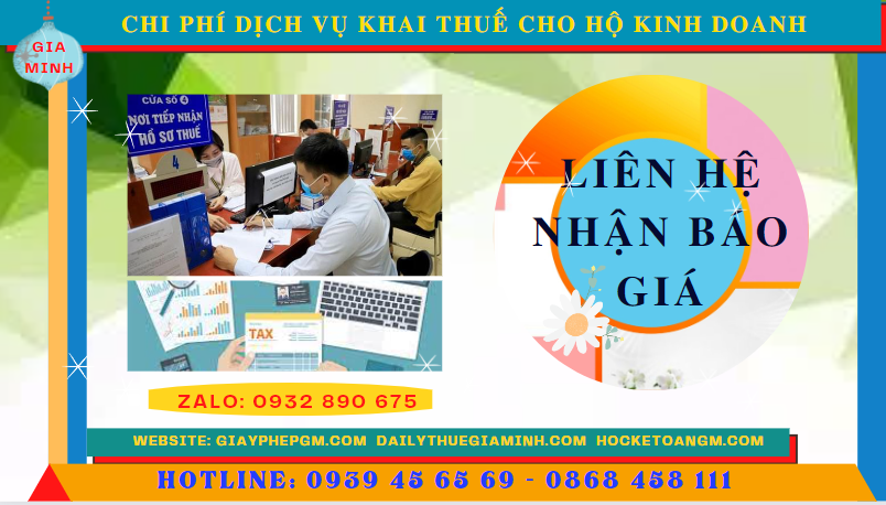Bảng giá chi tiết dịch vụ khai thuế cho hộ kinh doanh tại Bình Phước