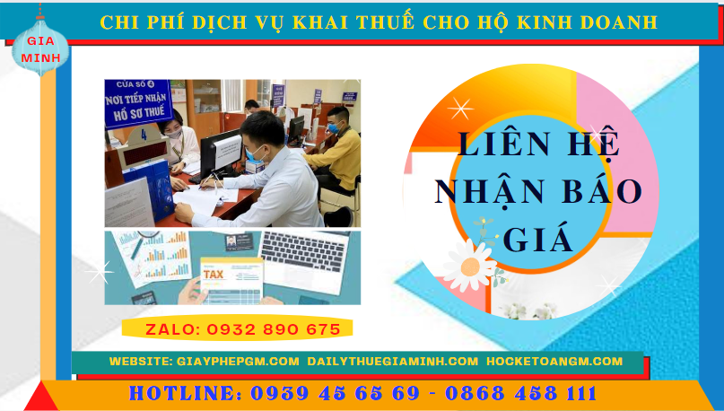 Bảng giá chi tiết dịch vụ khai thuế cho hộ kinh doanh tại Bình Thuận