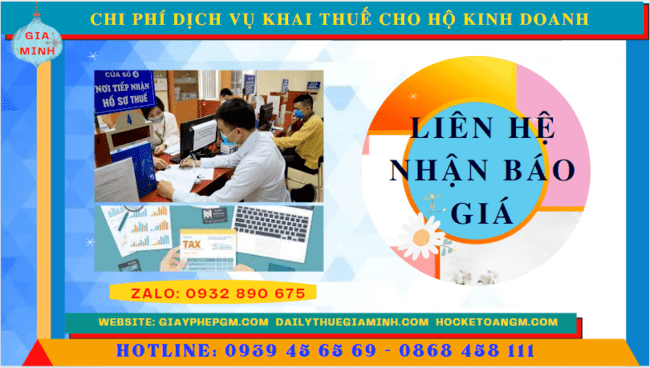 Bảng giá chi tiết dịch vụ khai thuế cho hộ kinh doanh tại Cần Thơ
