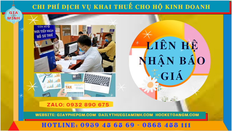 Bảng giá chi tiết dịch vụ khai thuế cho hộ kinh doanh tại Hải Phòng