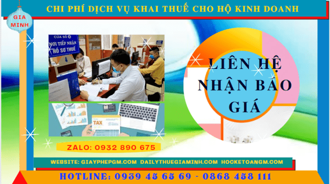 Bảng giá chi tiết dịch vụ khai thuế cho hộ kinh doanh tại Lạng Sơn