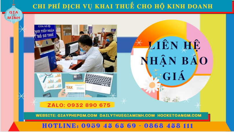 Dịch vụ khai thuế cho hộ kinh doanh long an 5 Bảng giá chi tiết dịch vụ khai thuế cho hộ kinh doanh tại Long An
