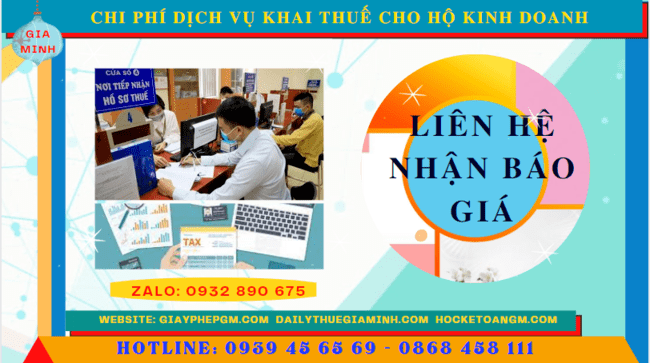 Bảng giá chi tiết dịch vụ khai thuế cho hộ kinh doanh tại Phú Yên