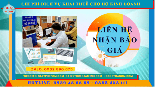 Bảng giá chi tiết dịch vụ khai thuế cho hộ kinh doanh tại Quảng Nam